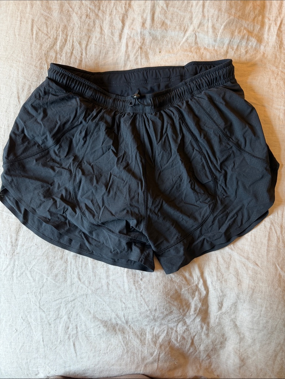 Outdoor Voices Black Women’s Athletic lightspeed shorts- Lined Run & Training